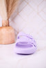 Lilac Cushioned Waterproof Slides