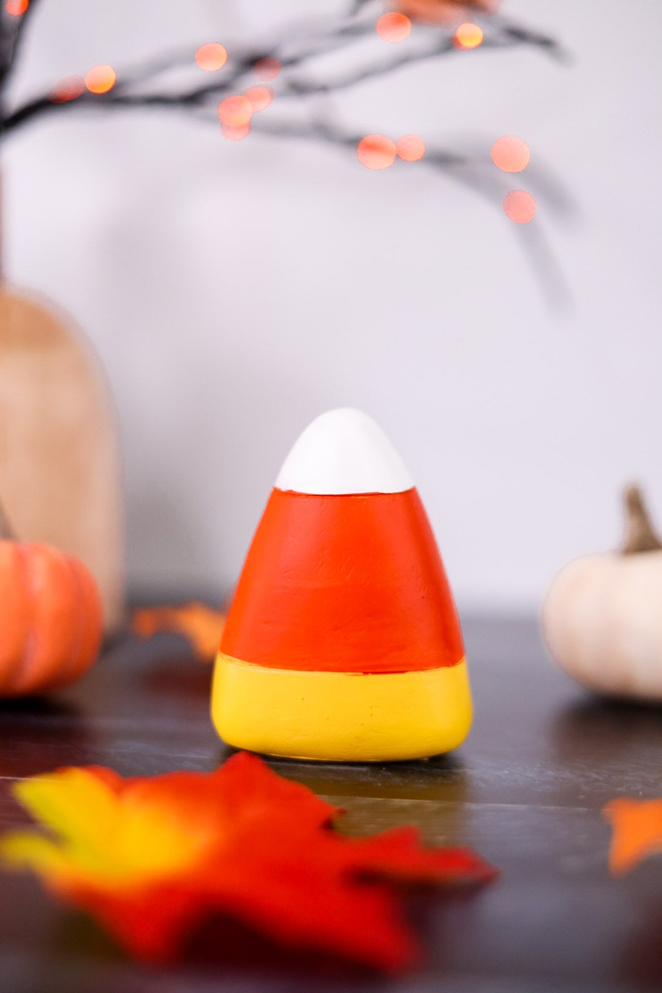 Yum Face Candy Corn Resin Figurine