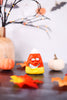 Grinning Candy Corn Resin Figurine