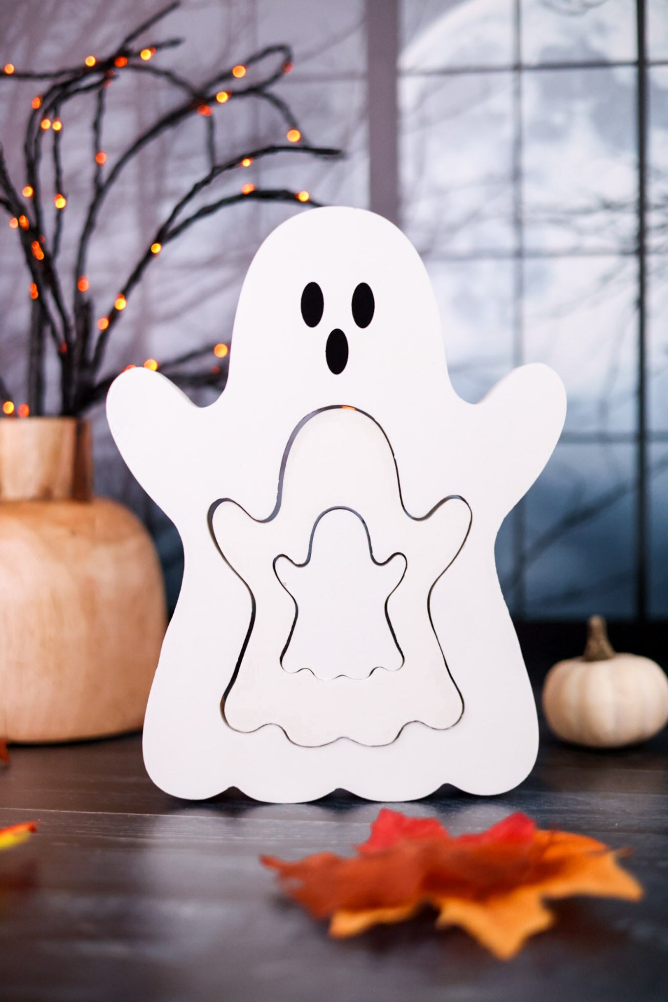 Nesting Ghost Puzzle Figurine