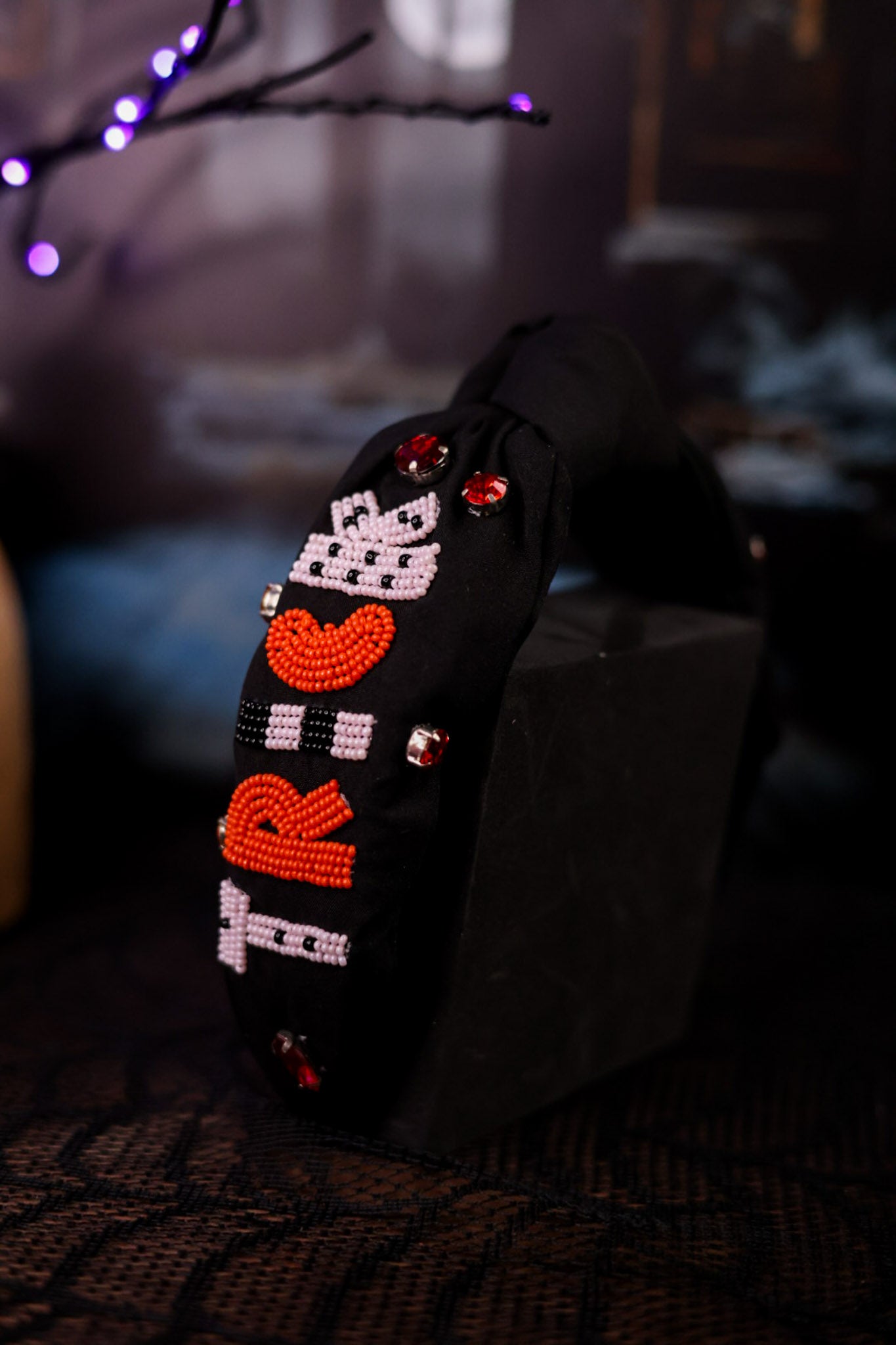 Halloween Beaded Headband (3 Colors) FINAL SALE