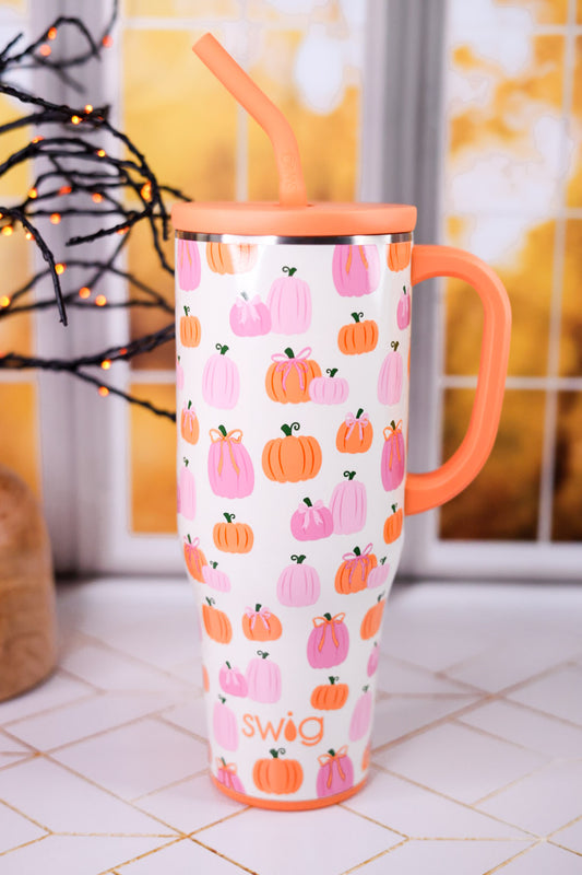 Pumpkins & Bows 40oz Mega Mug