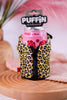 Leopard Puffy Vest Koozie