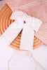 Pearl Beaded Bow Hair Clip