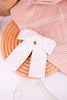 Pearl Beaded Bow Hair Clip