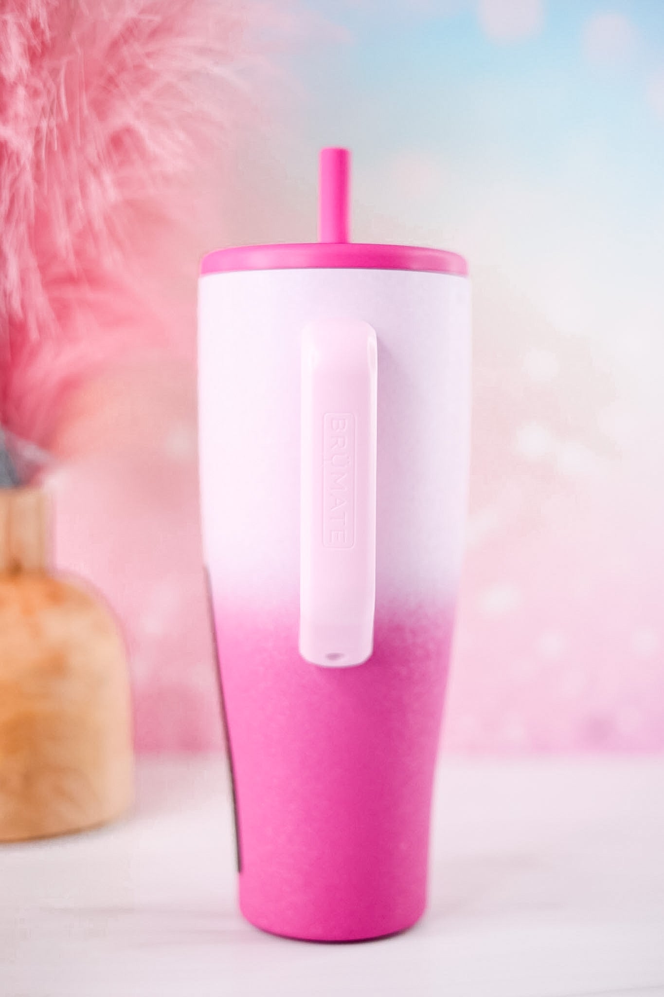 Brumate Frosted Rose 40oz Era Tumbler