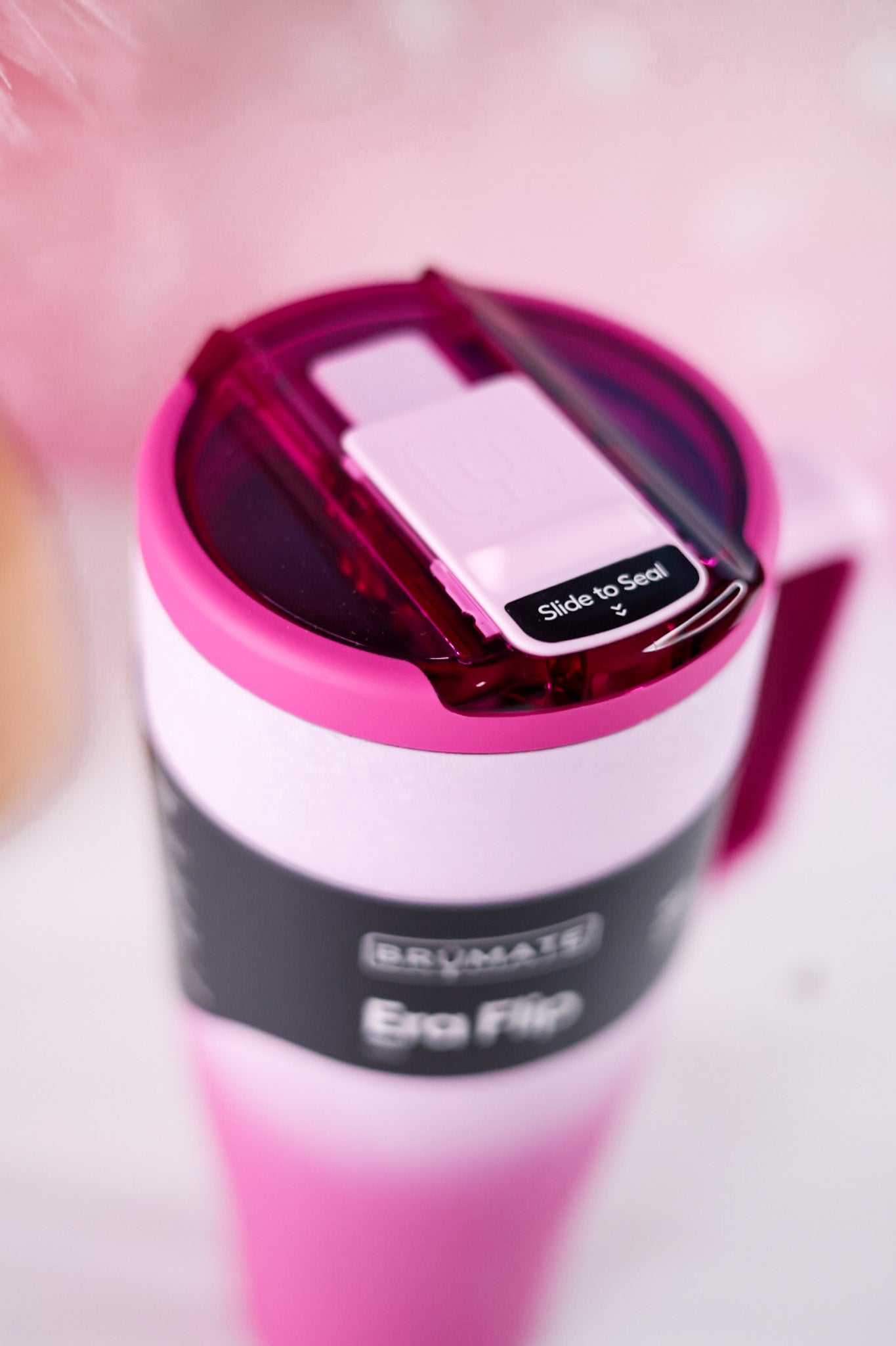 Brumate Frosted Rose 40oz Era Flip Tumbler