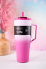 Brumate Frosted Rose 40oz Era Flip Tumbler