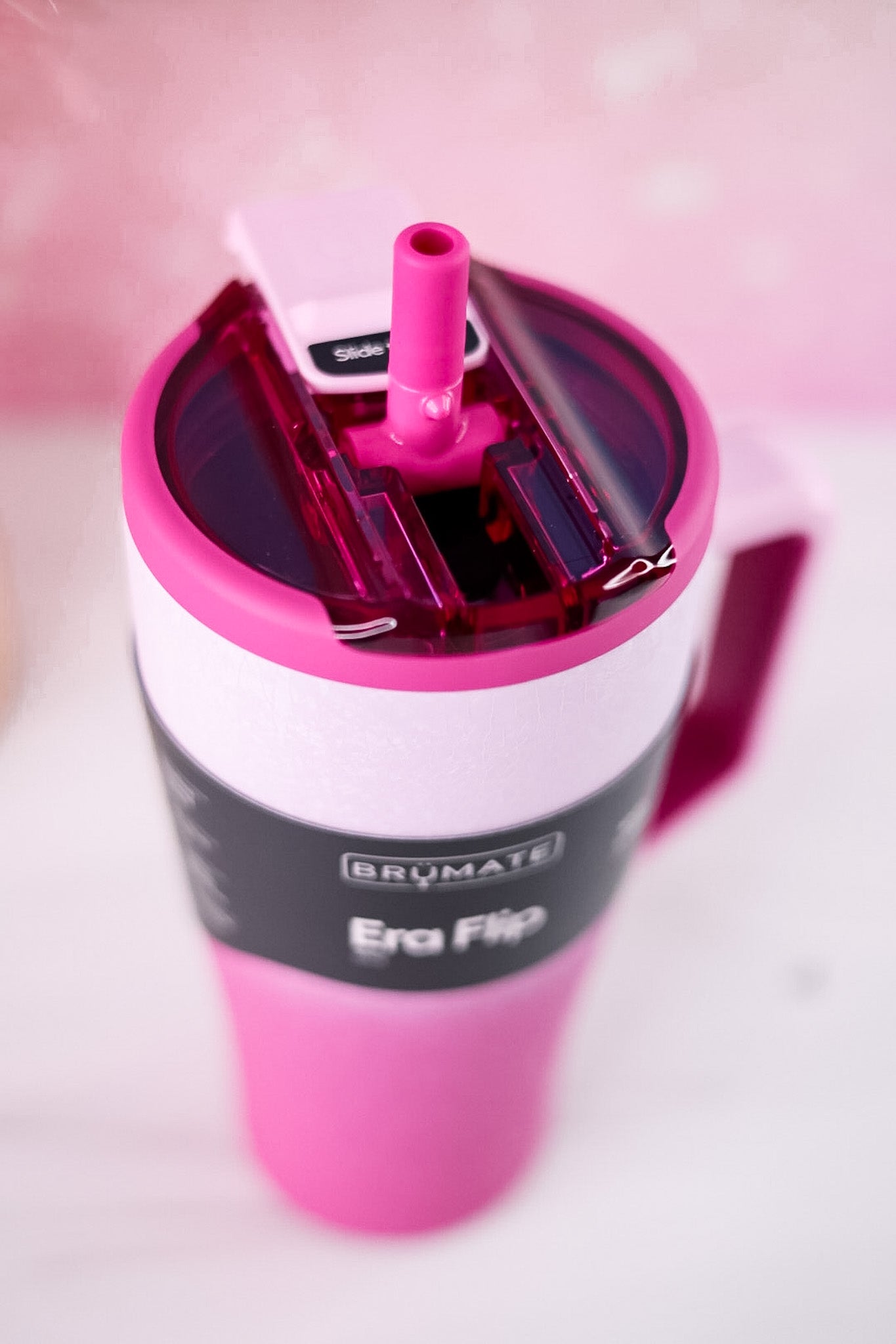 Brumate Frosted Rose 30oz Era Flip Tumbler