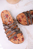 Jade Braided Sandals in Grey