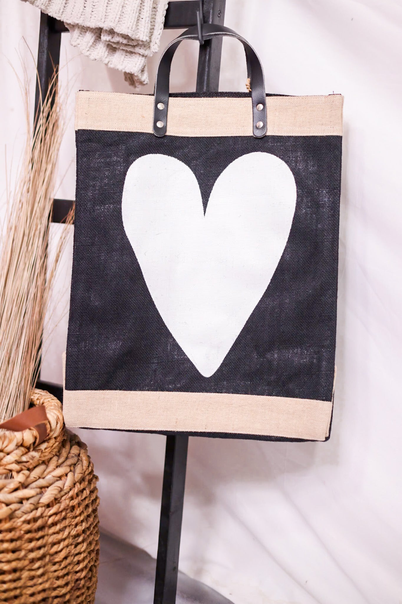 White Heart Farmer's Market Tote