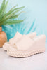Resting Beach Face Ivory Sandals