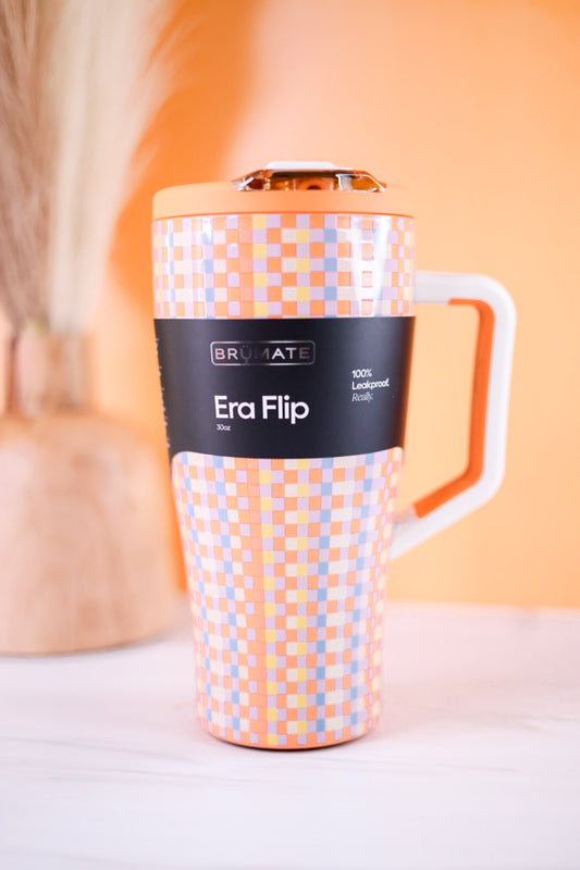Brumate Vibe Check 30oz Era Flip Tumbler