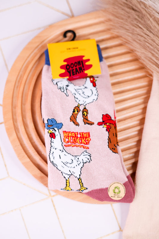 What The Cluck Women's Crew Socks