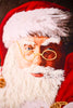 Embroidered Santa Claus Throw Pillow