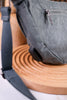 Gray Anti Theft Crescent Sling Bag