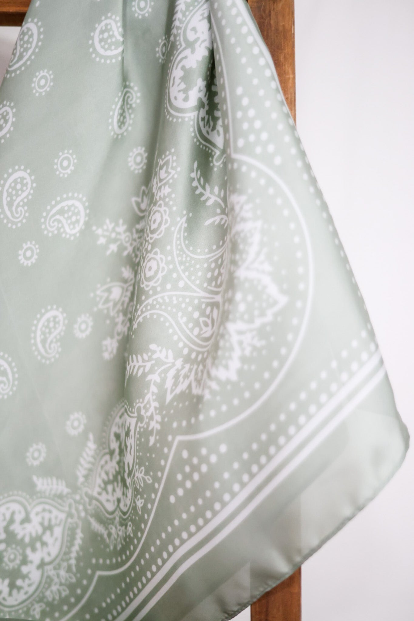 Buffalo Bandana Wild Rag in Light Green