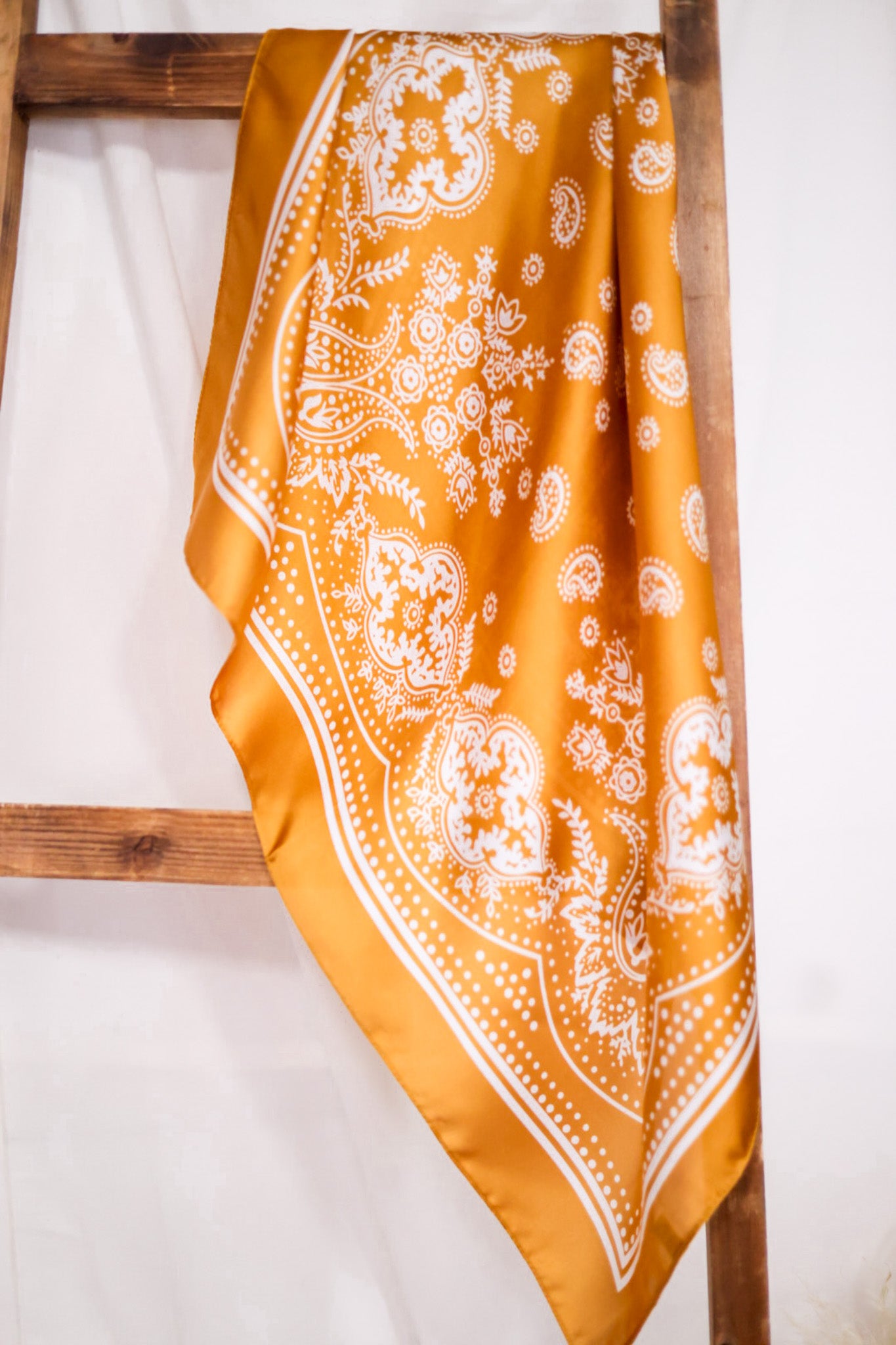 Buffalo Bandana Wild Rag In Mustard Yellow