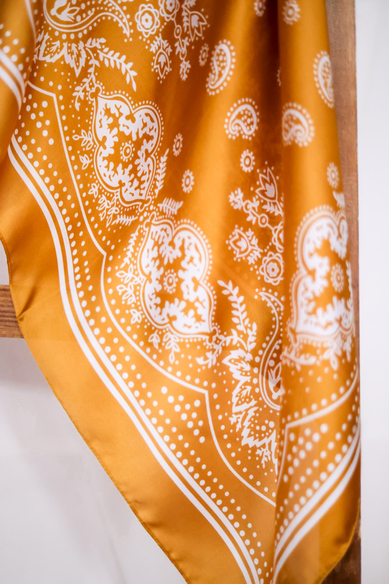 Buffalo Bandana Wild Rag In Mustard Yellow