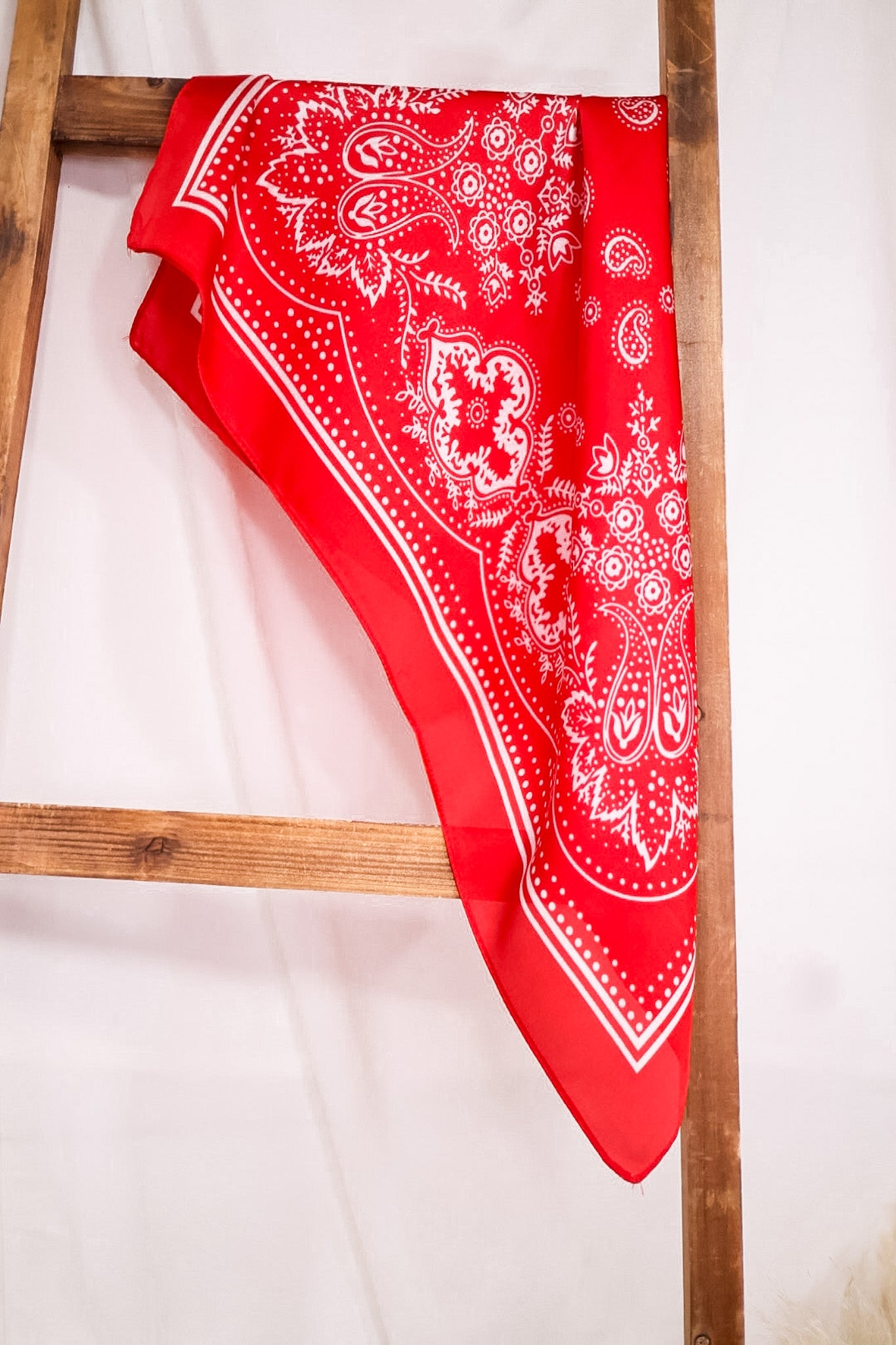 Buffalo Bandana Wild Rag In Red