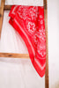 Buffalo Bandana Wild Rag In Red