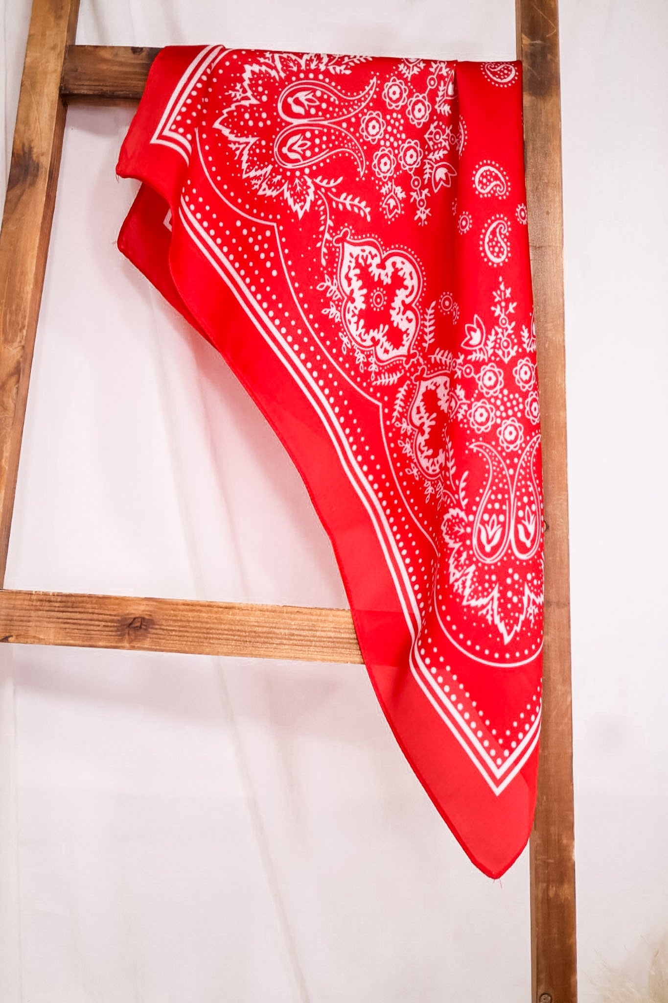 Buffalo Bandana Wild Rag In Red