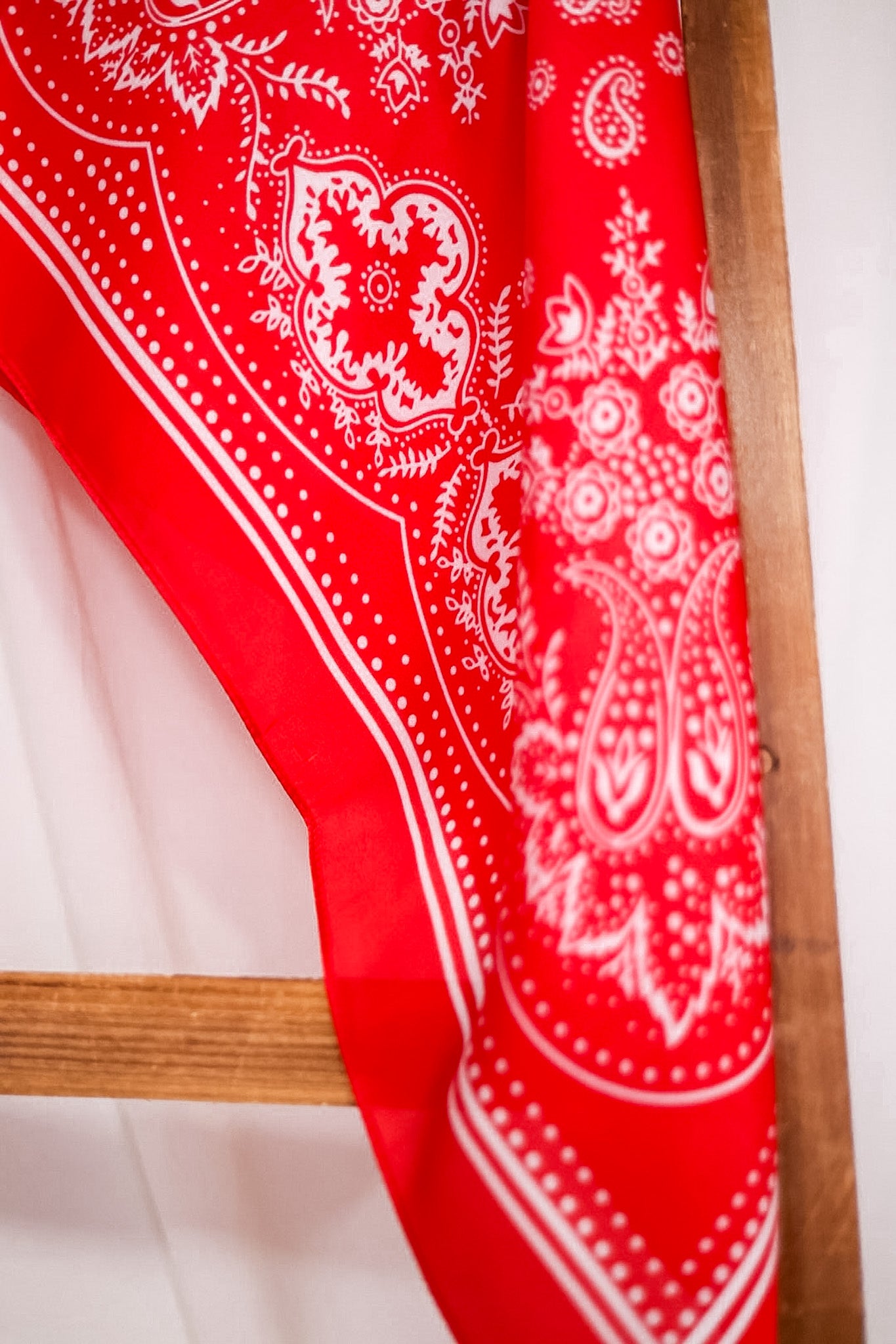 Buffalo Bandana Wild Rag In Red