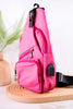 Milan Anti Theft Backpack in Pink