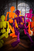Flocked Skeleton Decor (Six Colors)