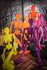 Flocked Skeleton Decor (Six Colors)
