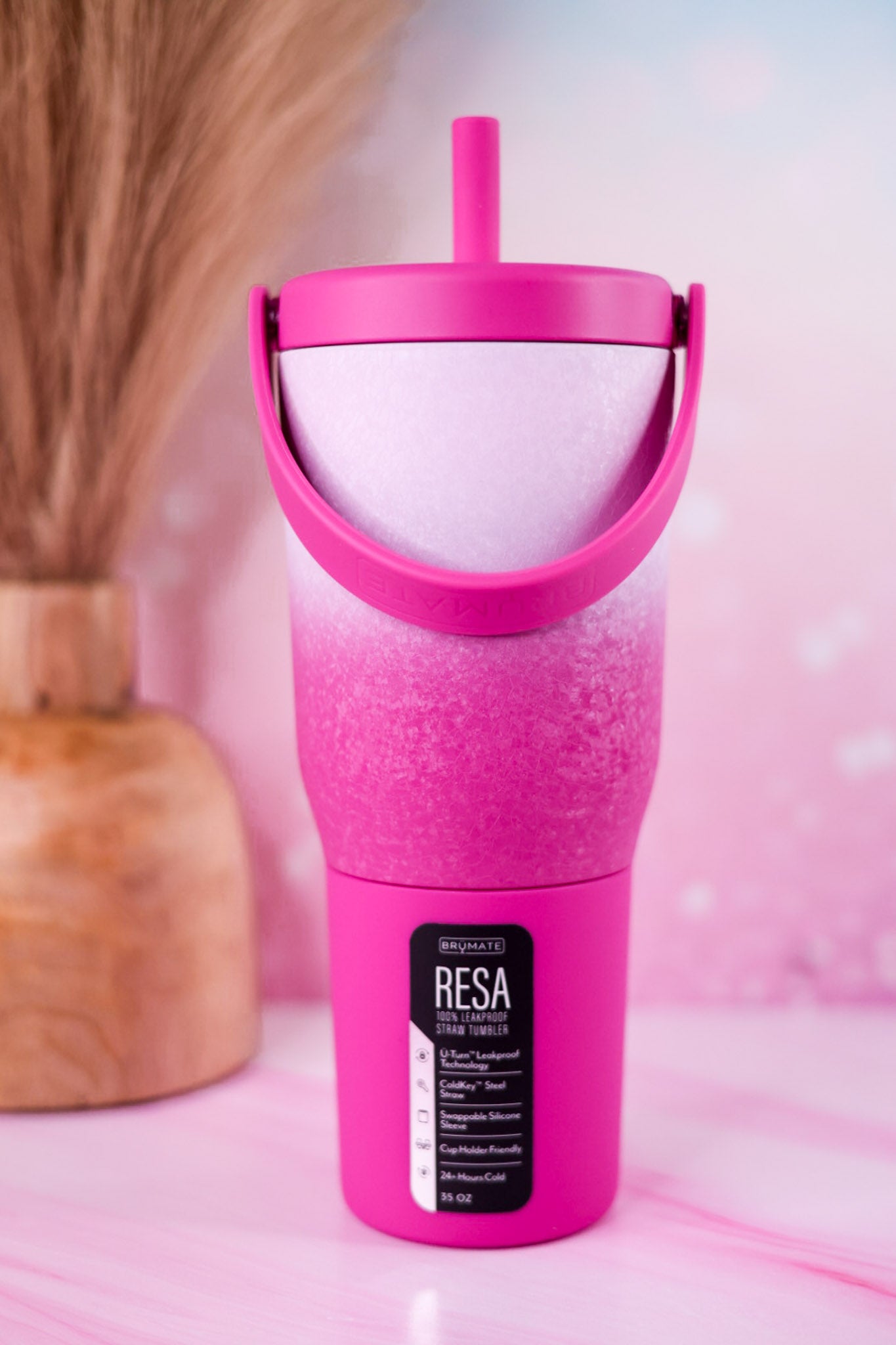 Brumate Frosted Rose 35oz Resa Tumbler