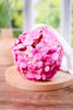 4" Hanging Pink Hydrangea Ball - Whiskey Skies - RAZ IMPORTS