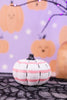 4" Resin Pink White and Black Pumpkins (3 Styles) - Whiskey Skies - TRANSPAC