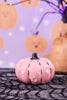 4" Resin Pink White and Black Pumpkins (3 Styles) - Whiskey Skies - TRANSPAC