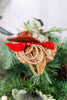 4.5" Saddle Christmas Ornament - Whiskey Skies - RAZ IMPORTS
