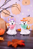 4.75" Pastel Resin Halloween Ghost (2 Styles) - Whiskey Skies - GERSON COMPANIES