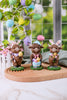 5.5" Resin Easter Highland Cow Figurines (3 Styles) - Whiskey Skies - GERSON COMPANIES