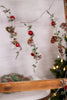 5ft Snowy Pine and Bells Garland - Whiskey Skies - MELROSE INTL