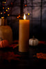 6" Cinnamon Flickering LED Votive - Whiskey Skies - WT COLLECTION