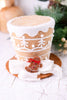 6.25" Gingerbread Top Hat Tree Topper - Whiskey Skies - RAZ IMPORTS