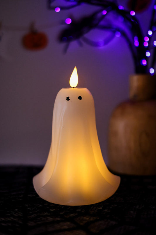 6.5" LED Ghost Candle - Whiskey Skies - WT COLLECTION