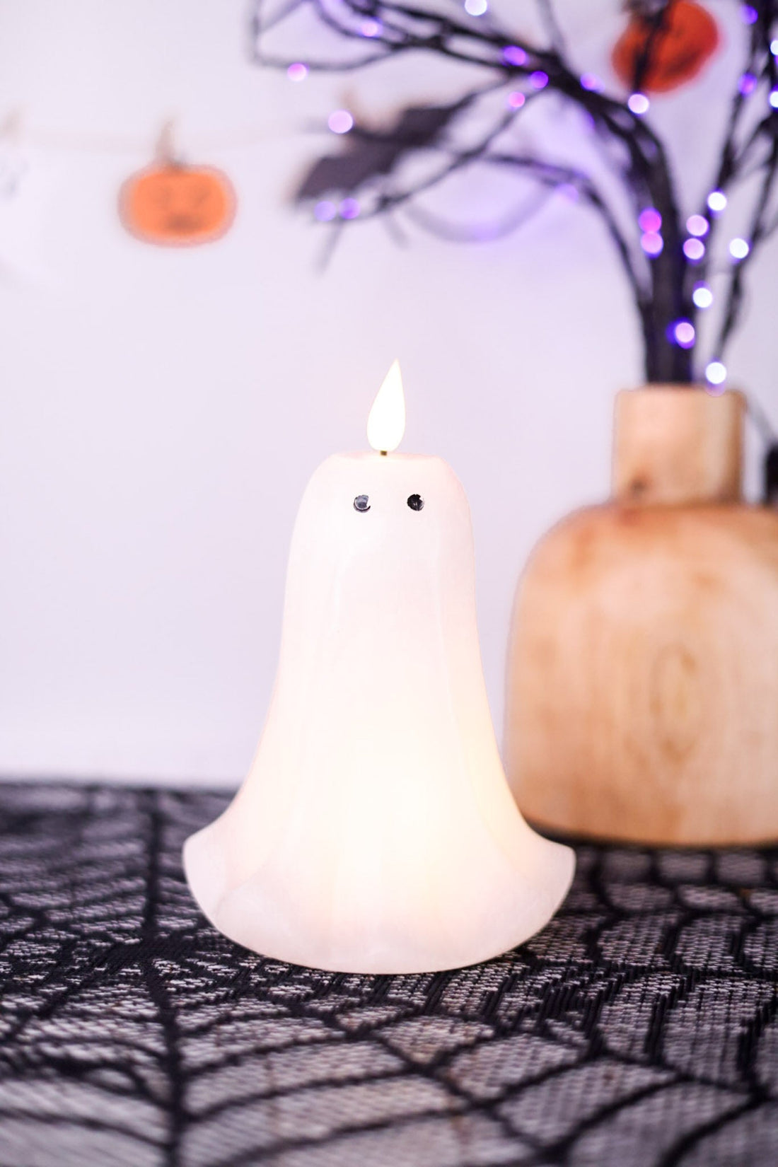 6.5" LED Ghost Candle - Whiskey Skies - WT COLLECTION
