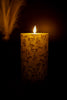 7" LED Horse Print Pillar Candle - Whiskey Skies - WT COLLECTION