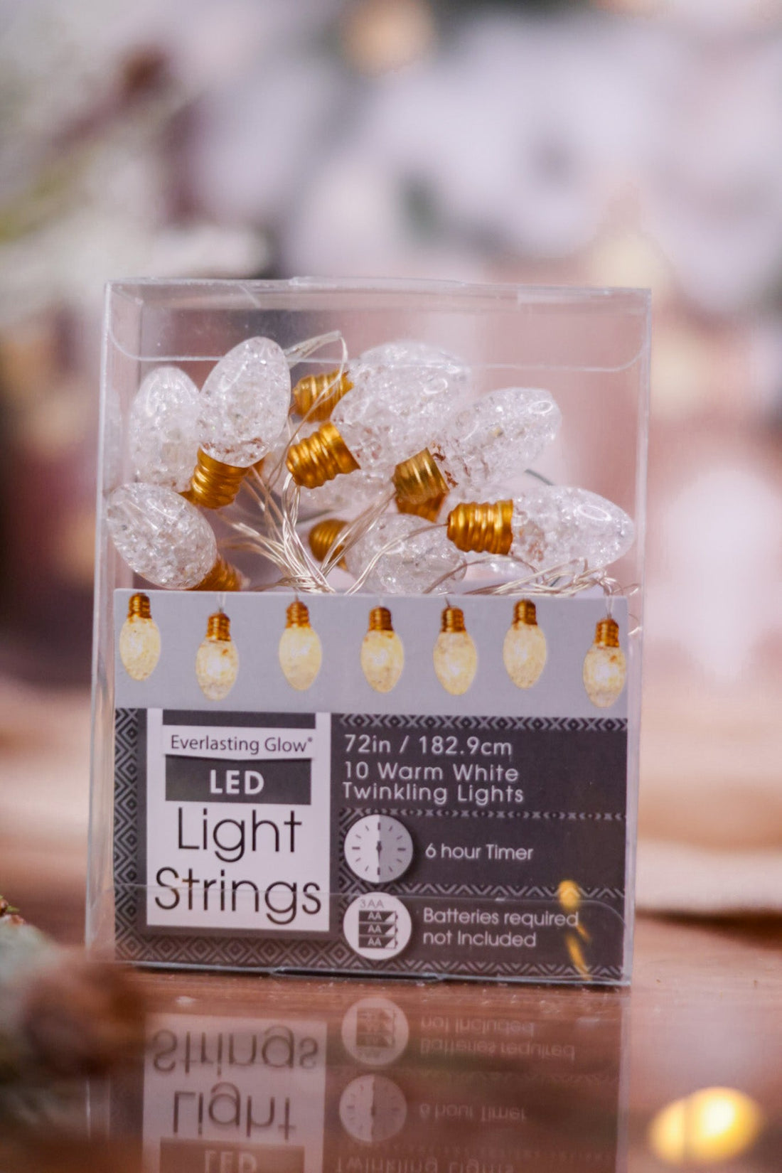 72" Warm White Twinkling Lights - Whiskey Skies - GERSON COMPANIES