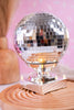 7.75" Silver Spinning Disco Ball - Whiskey Skies - RAZ IMPORTS