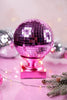 7.75" Spinning Pink Disco Ball - Whiskey Skies - RAZ IMPORTS