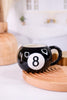 8 Ball Ceramic Mug - Whiskey Skies - HAZEL MAZEL