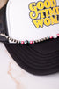 8 Ball Western Style Cowgirl Pearl & Small Dice Trucker Hat Chain - Whiskey Skies - BOHO RANCH SHOP