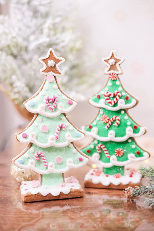 8" Clay Dough Christmas Tree (2 Colors) - Whiskey Skies - GERSON COMPANIES