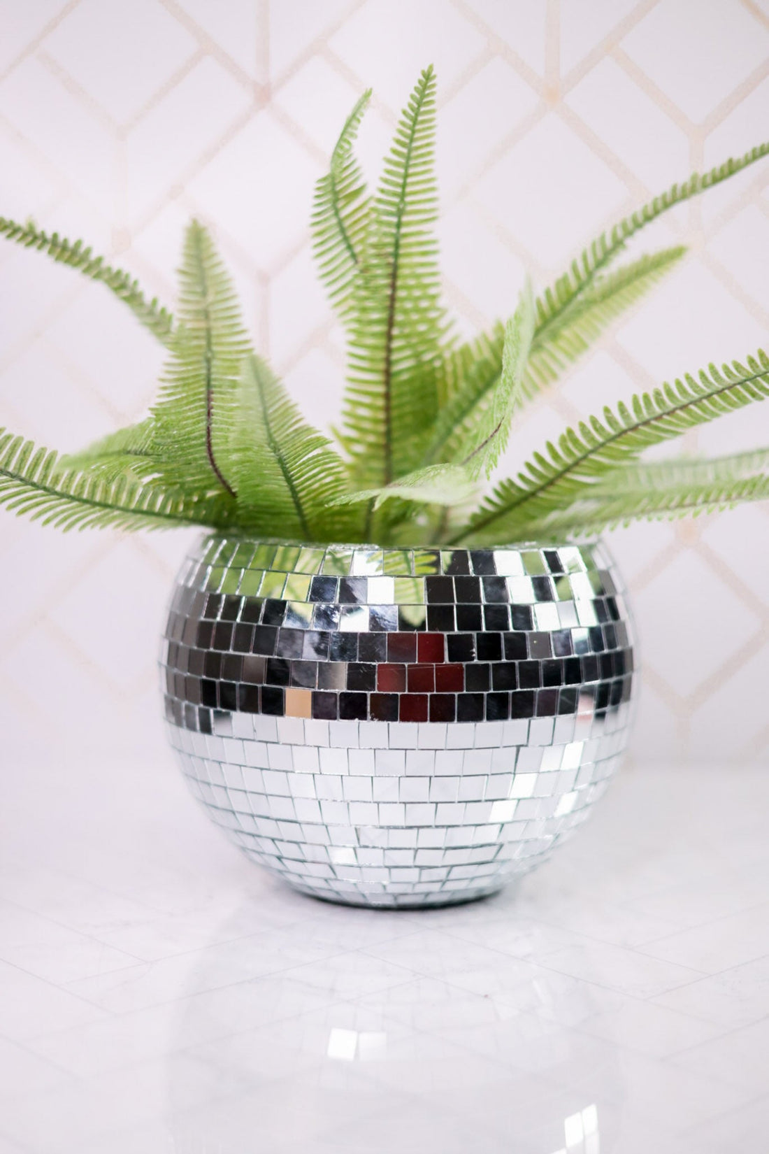 8" Disco Ball Planter - Whiskey Skies - RAZ IMPORTS